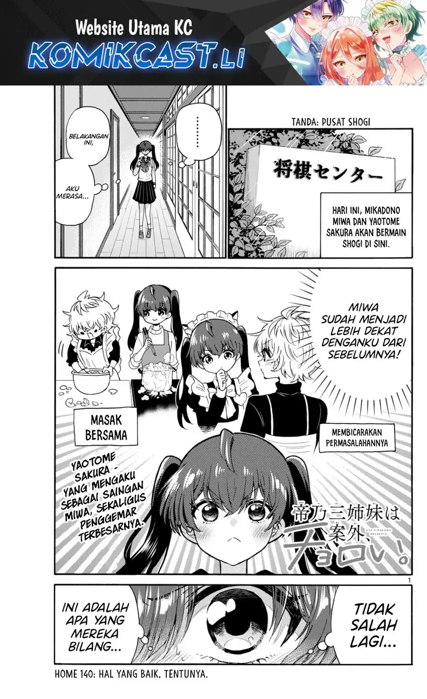Baca Mikadono Sanshimai wa Angai, Choroi - Chapter 140 halaman 2