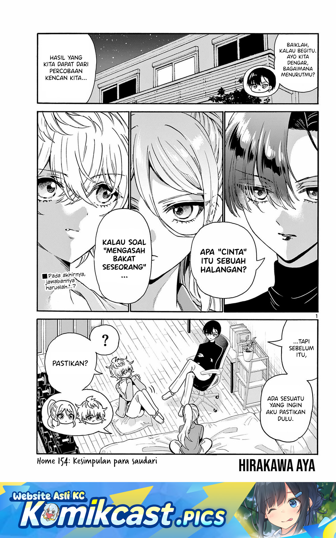 Baca Mikadono Sanshimai wa Angai, Choroi - Chapter 154 halaman 2