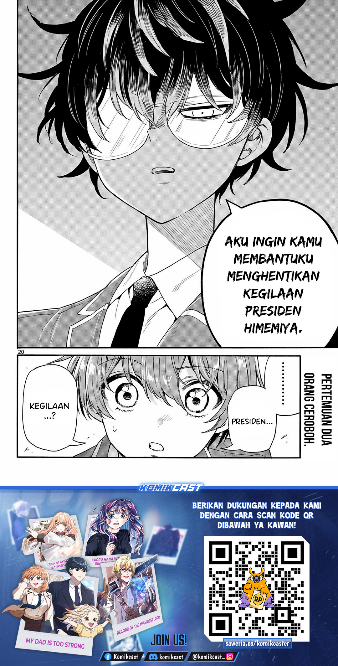 Baca Mikadono Sanshimai wa Angai, Choroi - Chapter 157 halaman 21