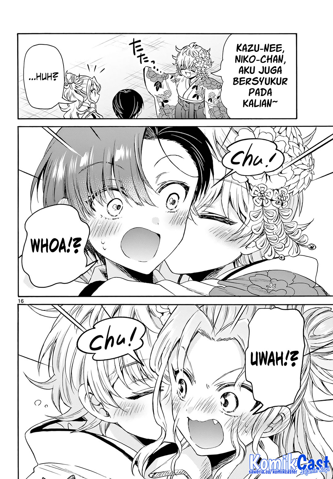 Mikadono Sanshimai wa Angai, Choroi Chapter 45 page 34