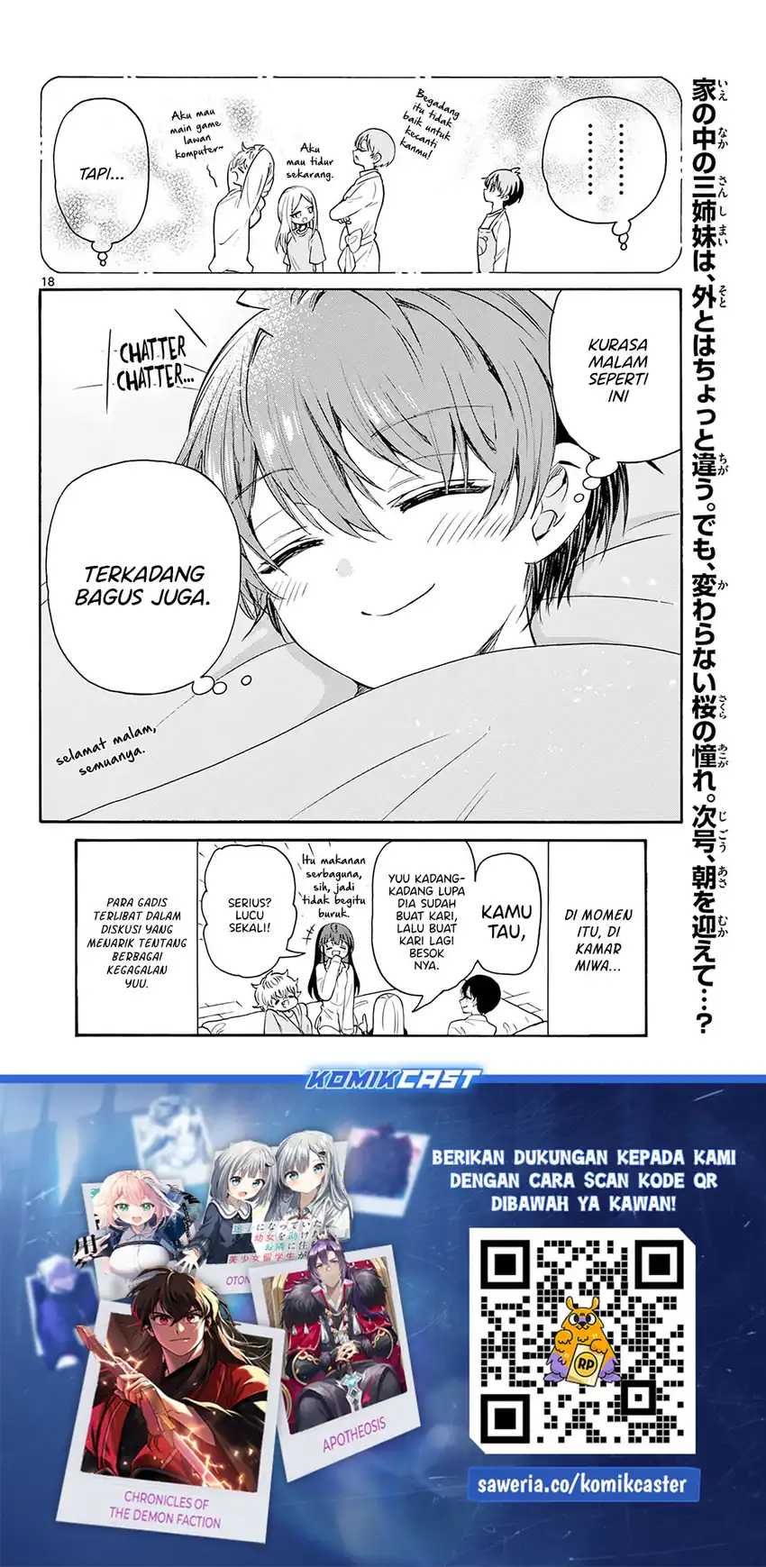 Mikadono Sanshimai wa Angai, Choroi Chapter 50 page 38