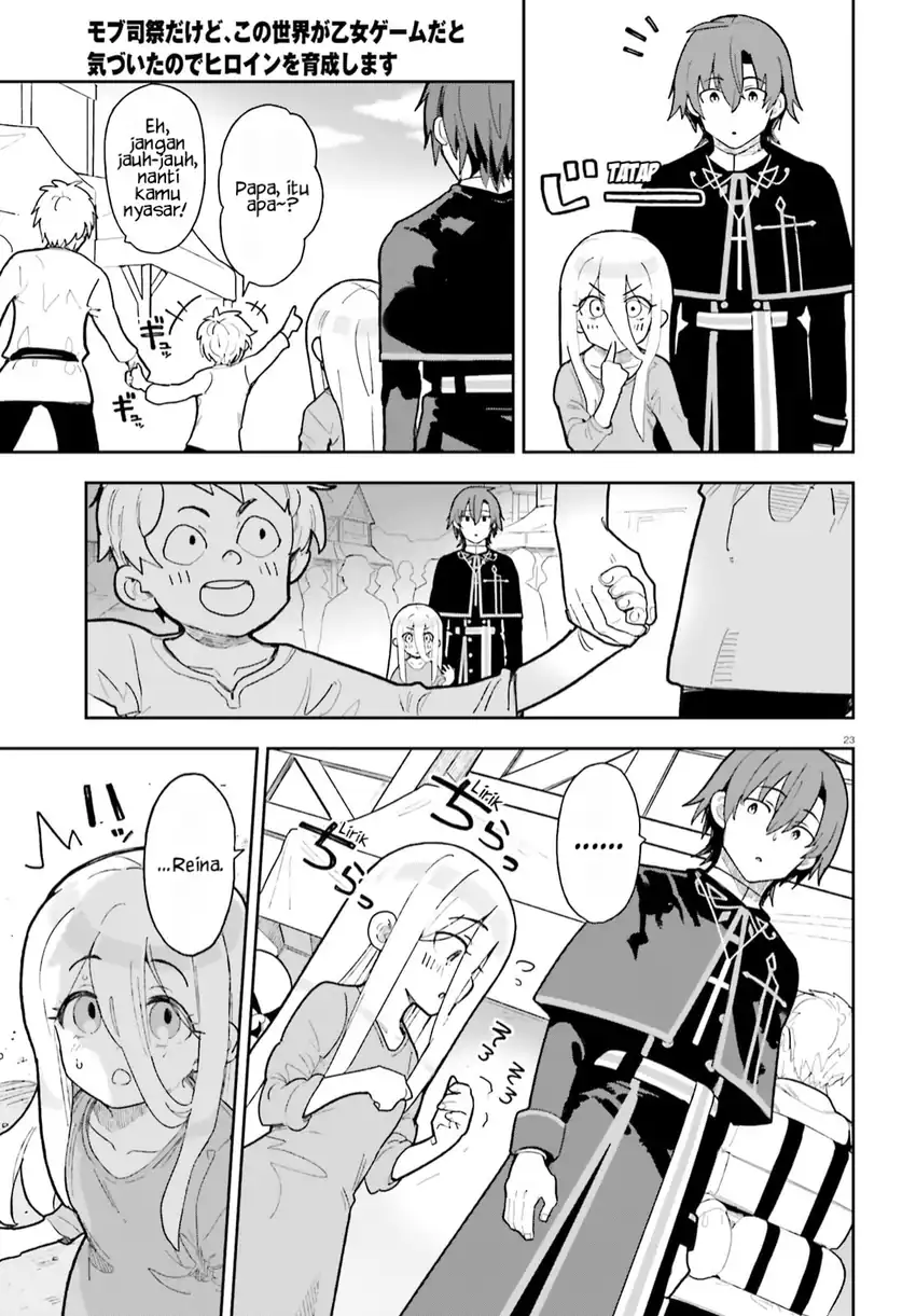 Baca Mob Shisai dakedo, Kono Sekai ga Otome Game dato Kizuita node Heroine o Ikusei Shimasu - Chapter 03 halaman 23
