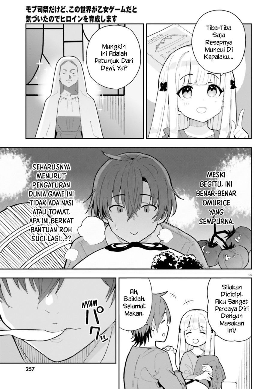 Baca Mob Shisai dakedo, Kono Sekai ga Otome Game dato Kizuita node Heroine o Ikusei Shimasu - Chapter 06 halaman 5
