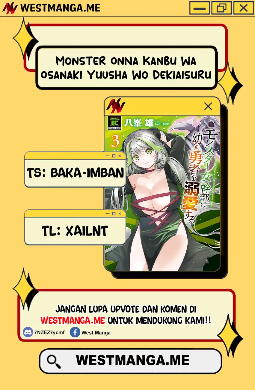 Baca Monster Onna Kanbu wa Osanaki Yuusha wo Dekiaisuru - Chapter 18 halaman 3