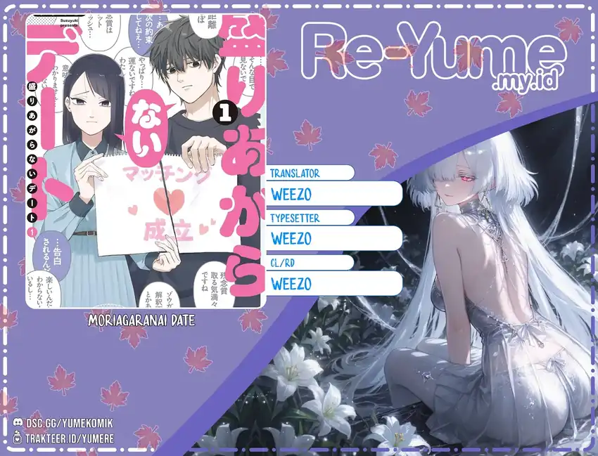 Baca Moriagaranai Date - Chapter 03 halaman 1