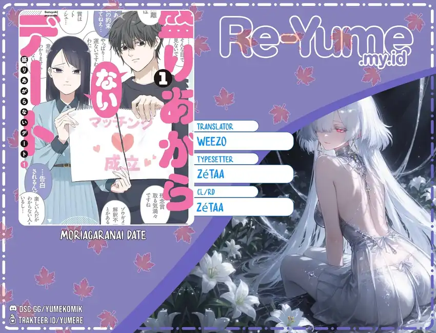 Baca Moriagaranai Date - Chapter 06 halaman 1