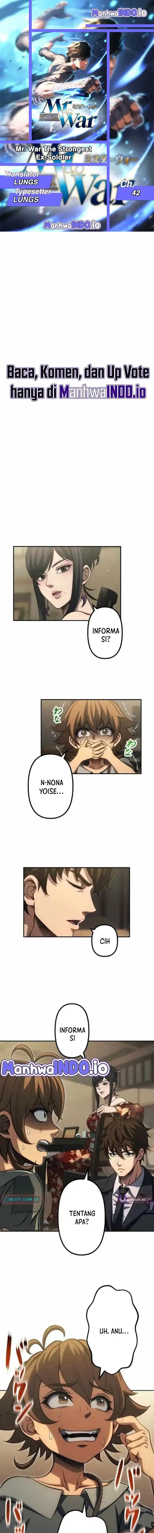 Baca Mr. War - The Strongest Ex-Soldier - Chapter 42 halaman 1