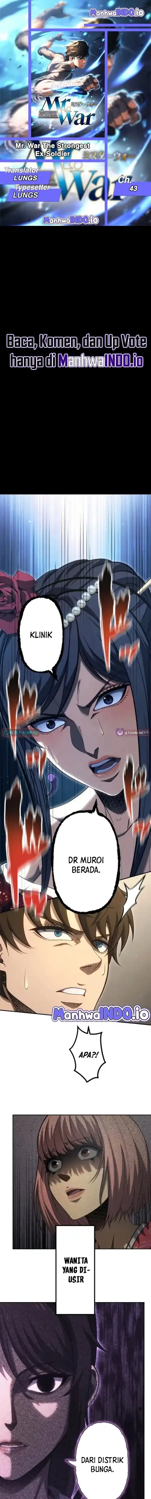 Baca Mr. War - The Strongest Ex-Soldier - Chapter 43 halaman 1