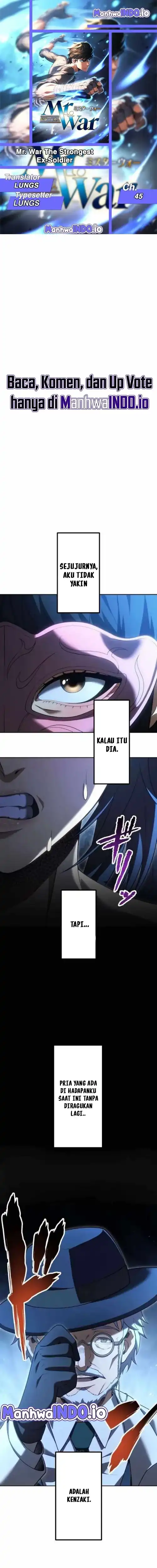 Baca Mr. War - The Strongest Ex-Soldier - Chapter 45 halaman 1