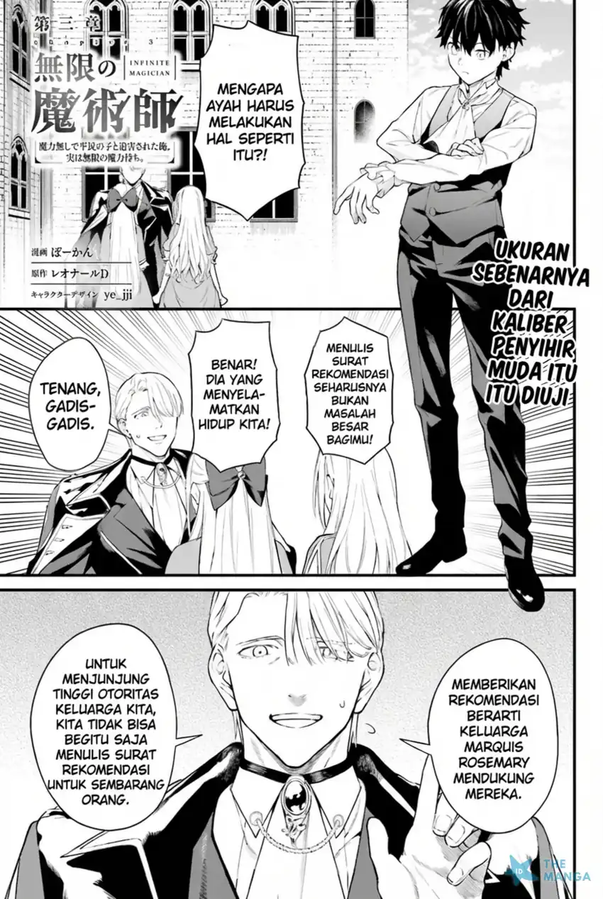 Baca Mugen no Majutsu Shi Maryoku Nashi de Heimin no Ko to Hakugai Sareta Ore. Jitsuha Mugen no Maryoku Mochi - Chapter 3 halaman 2