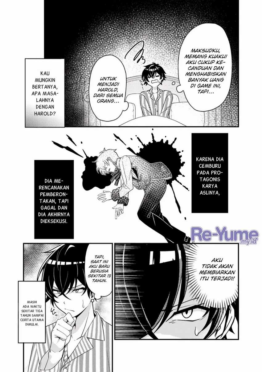 Baca Munou no Akudou Ouji wa Ikinokoritai ~Ren'ai RPG no Akuyaku Mob ni Tensei Shita kedo, Gensaku Mushi shite Saikyou o Mezasu~ - Chapter 1 halaman 6
