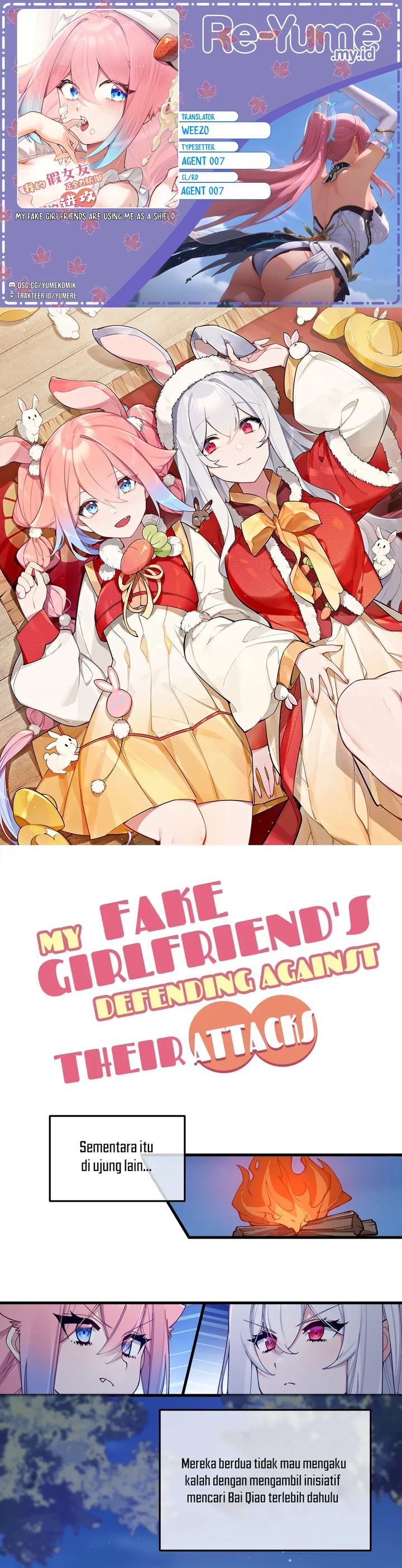 Baca My Fake Girlfriends are using me as a Shield - Chapter 78 halaman 1