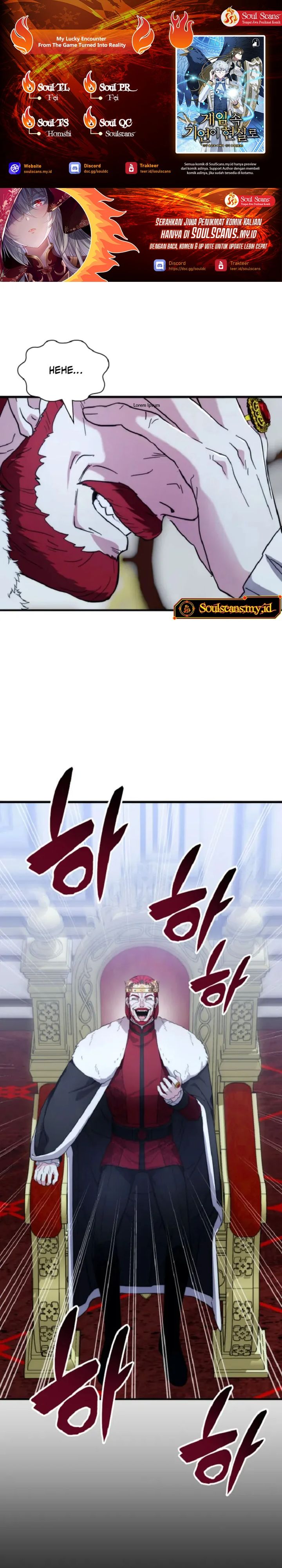 Baca My Lucky Encounter From the Game Turned Into Reality - Chapter 78 halaman 1