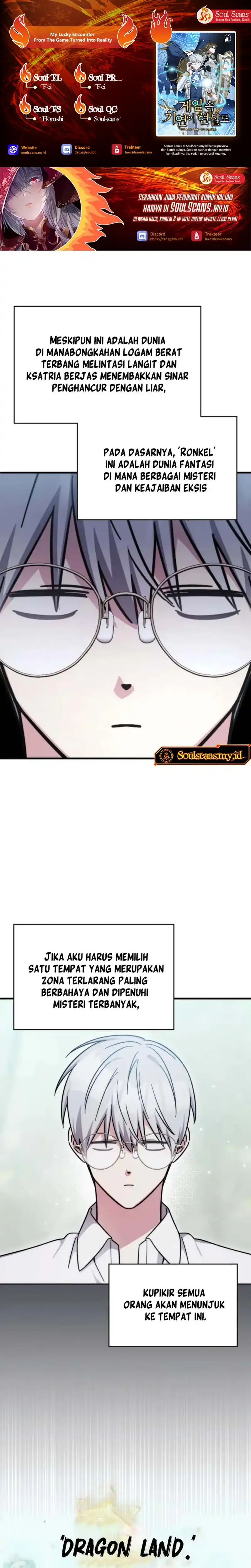 Baca My Lucky Encounter From the Game Turned Into Reality - Chapter 82 halaman 1