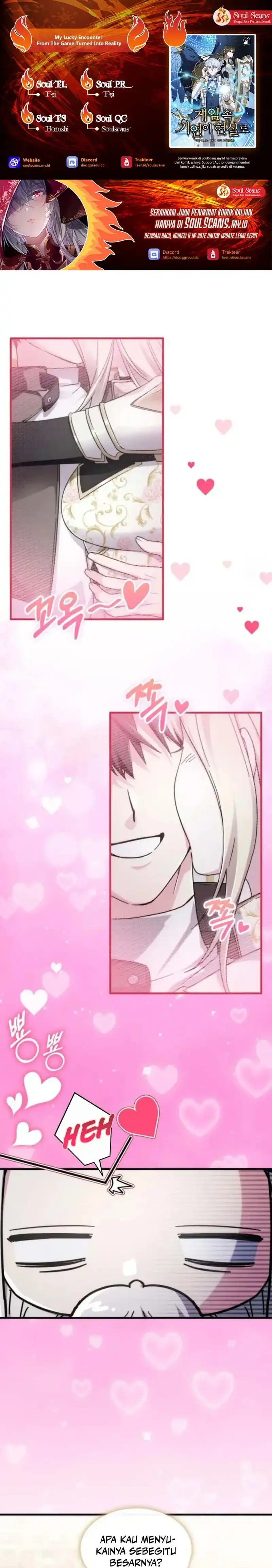 Baca My Lucky Encounter From the Game Turned Into Reality - Chapter 84 halaman 1