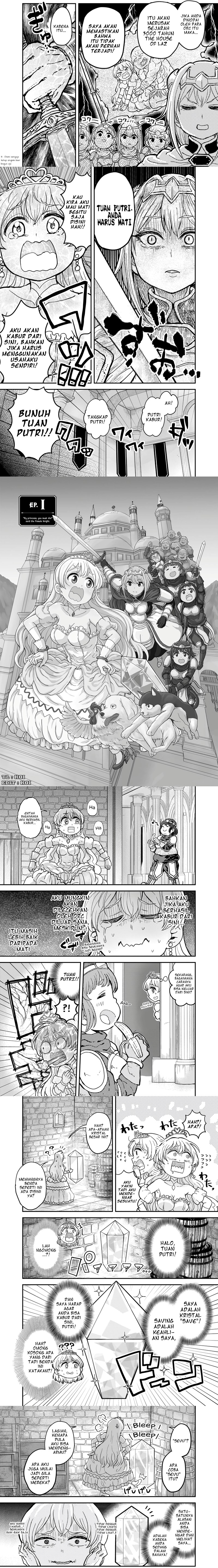 “My Princess You Must Die!” Said the Female Knight Chapter 01 page 4