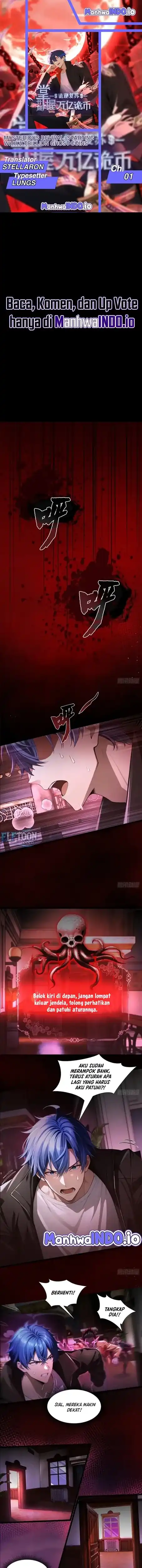 Baca Mysterious Revival: Starting with a Trillion Ghost Coins - Chapter 01 halaman 1