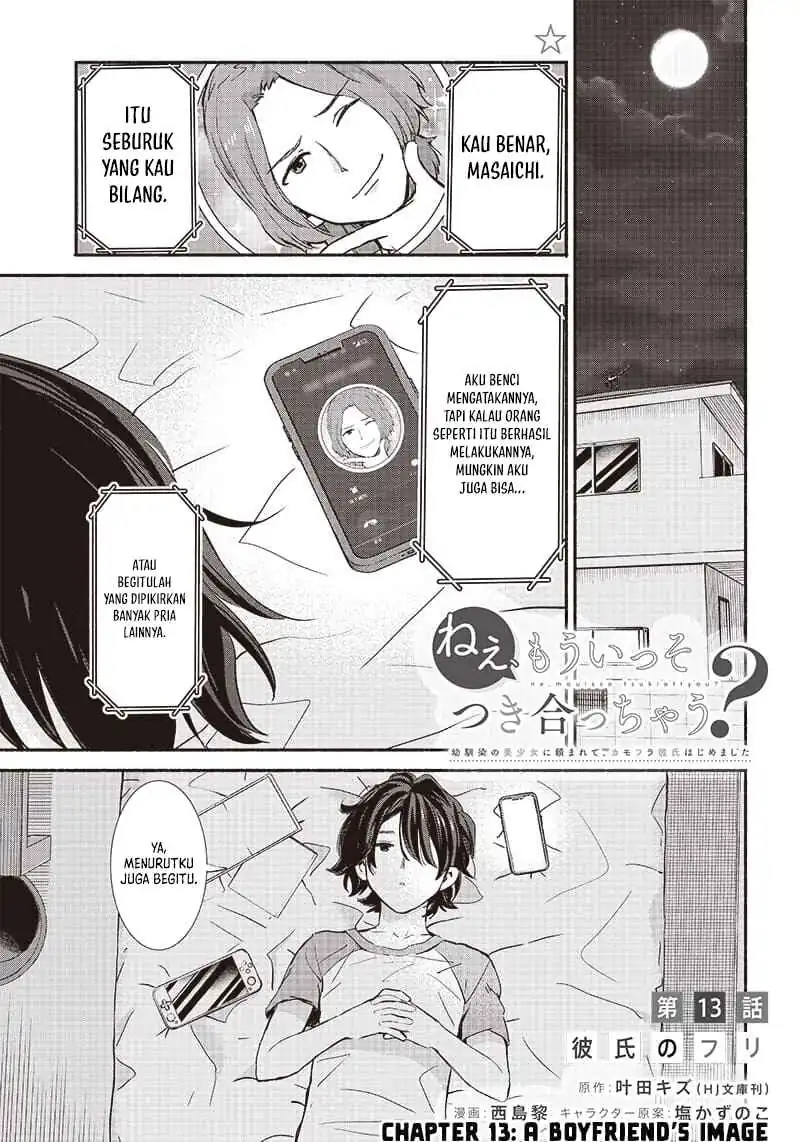 Baca Nee, Mou Isso Tsukiacchau? Osananajimi No Bishoujo Ni Tanomarete, Camo Kareshi Hajimemashita - Chapter 13 halaman 2