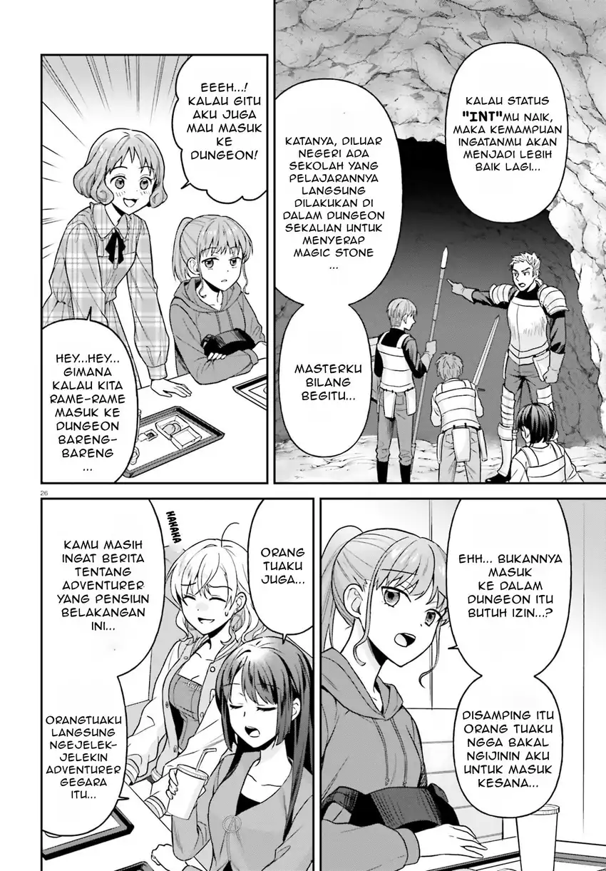Baca Negattemonai Tsuihougo kara no Slow Life? ~Intai shita Hazu ga Nariyuki de Bishoujo Gal no Shishou ni Nattara naze ka Mechakucha Natsukareta~ - Chapter 11 halaman 26