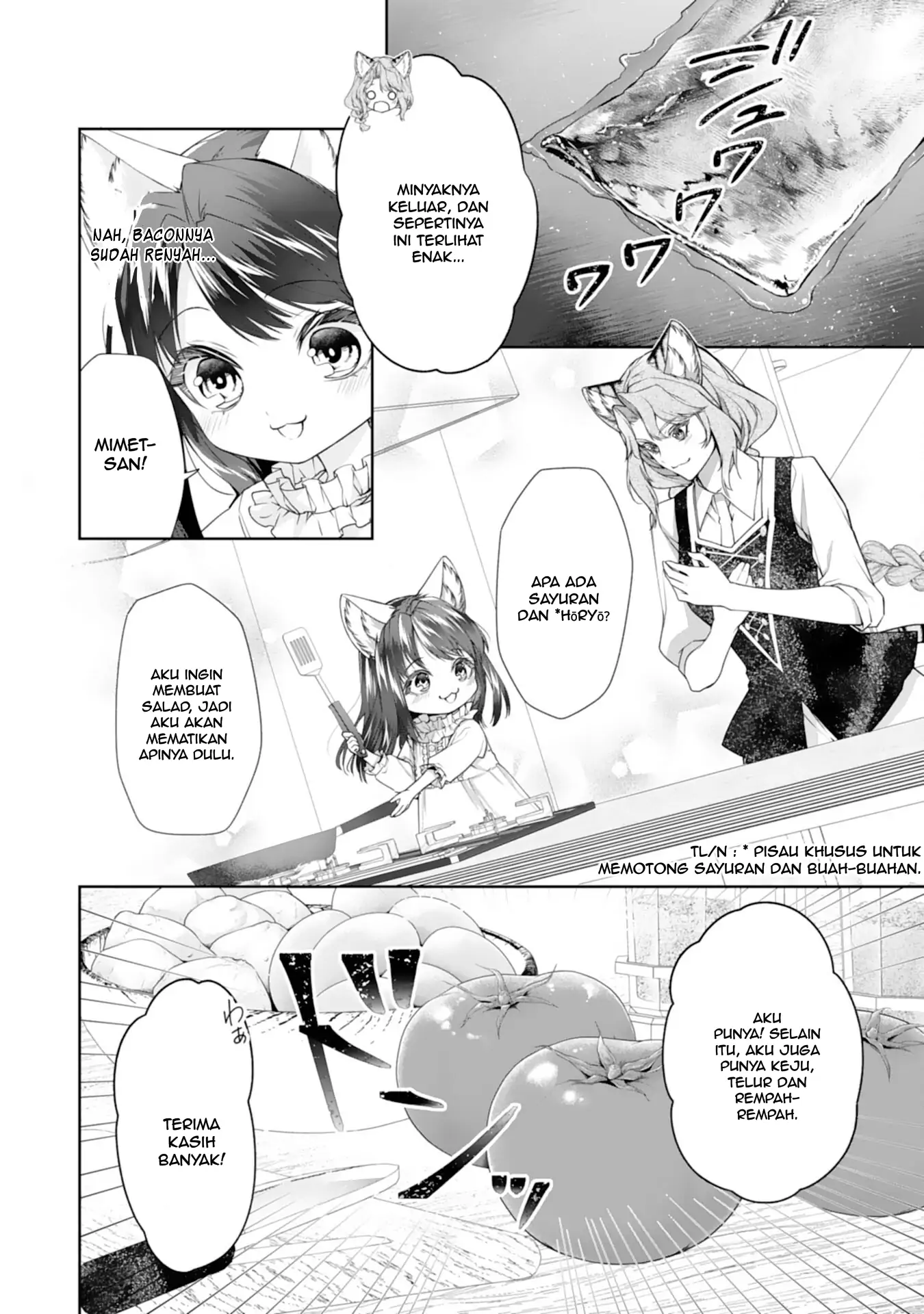 Baca Neko Neko Youjo no Aijou Gohan ~Isekai de Mofumofu-tachi ni Ryouri wo Tsukurimasu!~ - Chapter 03 halaman 3