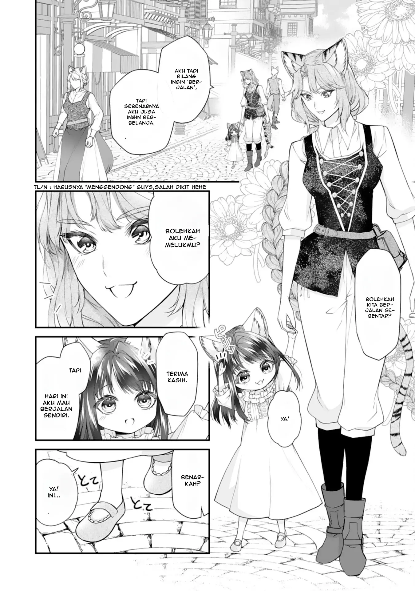 Baca Neko Neko Youjo no Aijou Gohan ~Isekai de Mofumofu-tachi ni Ryouri wo Tsukurimasu!~ - Chapter 04 halaman 3