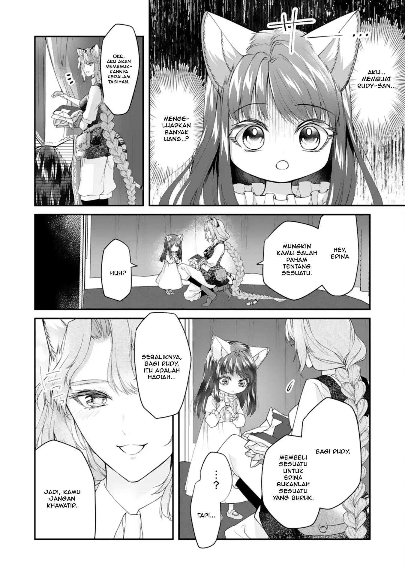Baca Neko Neko Youjo no Aijou Gohan ~Isekai de Mofumofu-tachi ni Ryouri wo Tsukurimasu!~ - Chapter 04 halaman 7