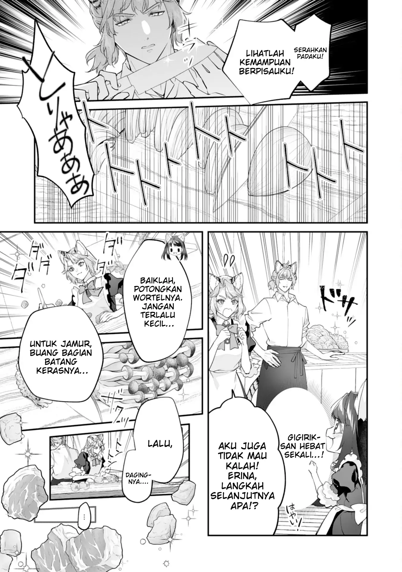 Baca Neko Neko Youjo no Aijou Gohan ~Isekai de Mofumofu-tachi ni Ryouri wo Tsukurimasu!~ - Chapter 12 halaman 15