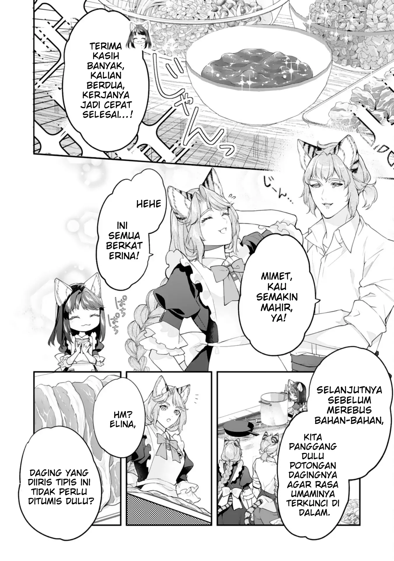Baca Neko Neko Youjo no Aijou Gohan ~Isekai de Mofumofu-tachi ni Ryouri wo Tsukurimasu!~ - Chapter 12 halaman 16