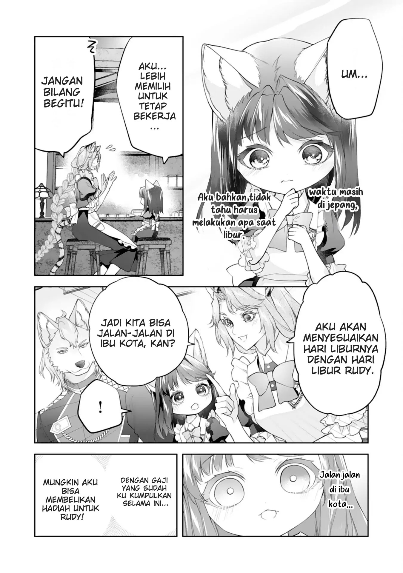 Baca Neko Neko Youjo no Aijou Gohan ~Isekai de Mofumofu-tachi ni Ryouri wo Tsukurimasu!~ - Chapter 13 halaman 22