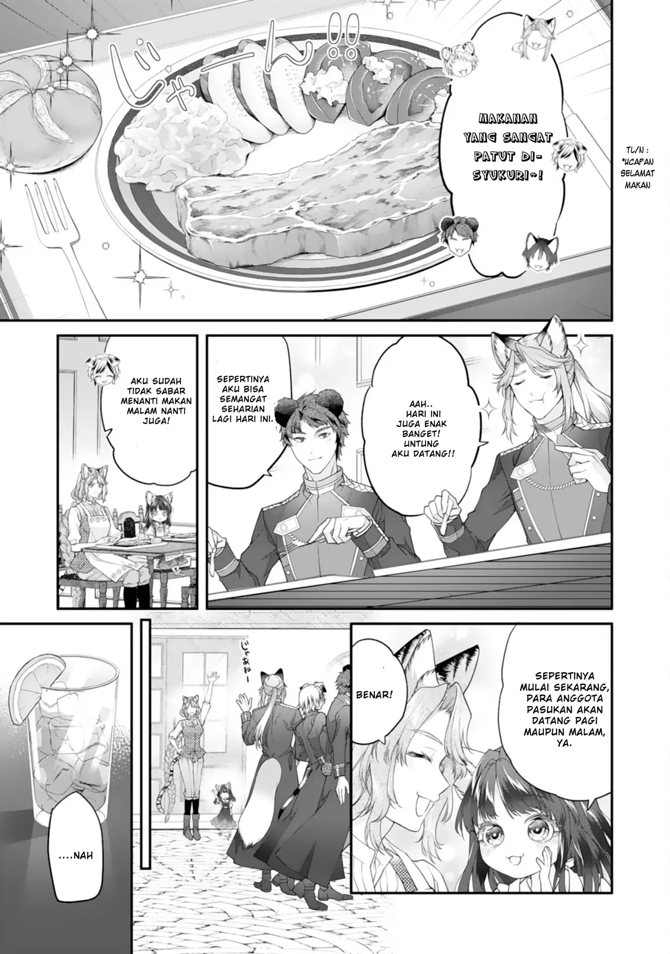 Baca Neko Neko Youjo no Aijou Gohan ~Isekai de Mofumofu-tachi ni Ryouri wo Tsukurimasu!~ - Chapter 6 halaman 16