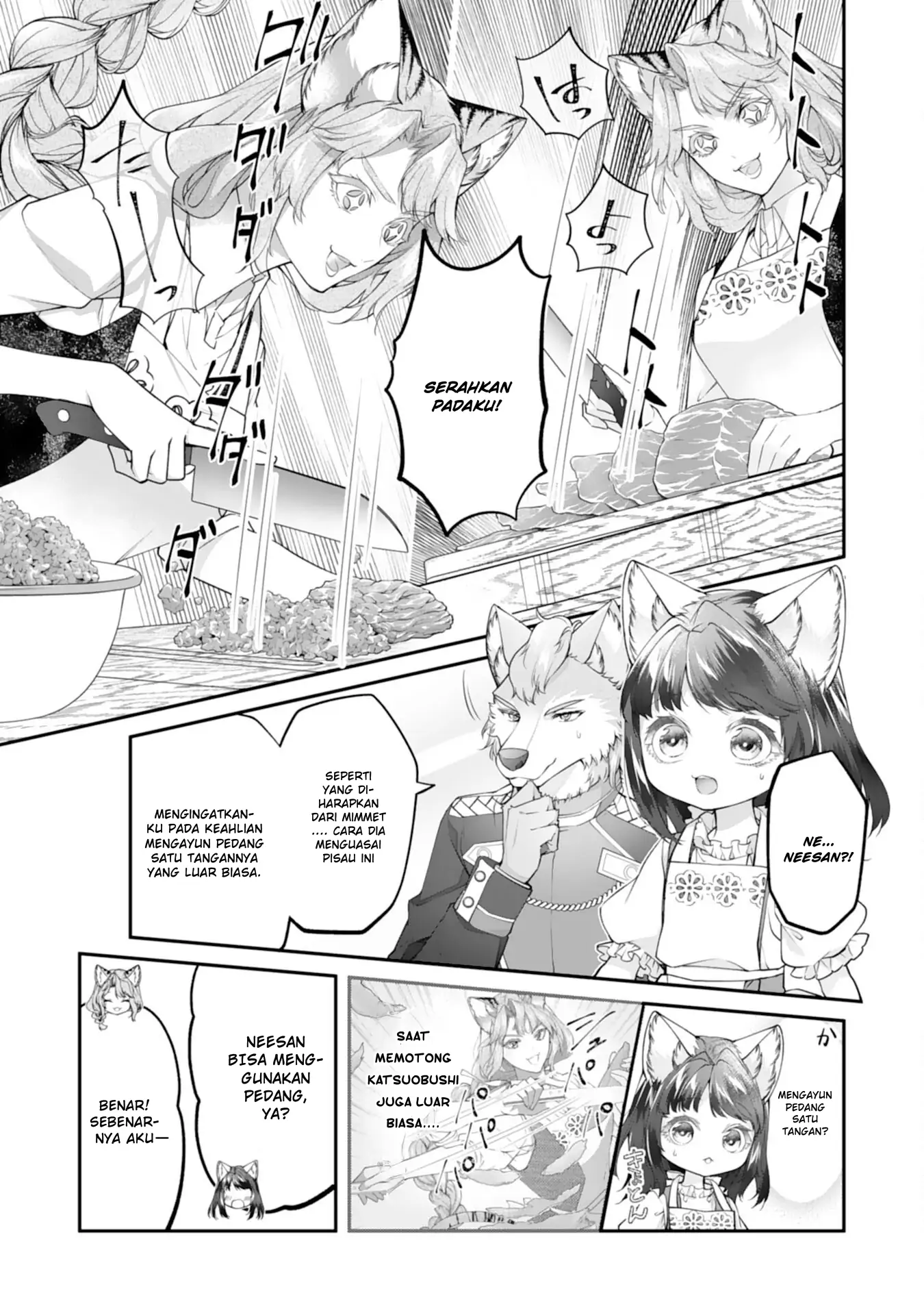 Baca Neko Neko Youjo no Aijou Gohan ~Isekai de Mofumofu-tachi ni Ryouri wo Tsukurimasu!~ - Chapter 8 halaman 14