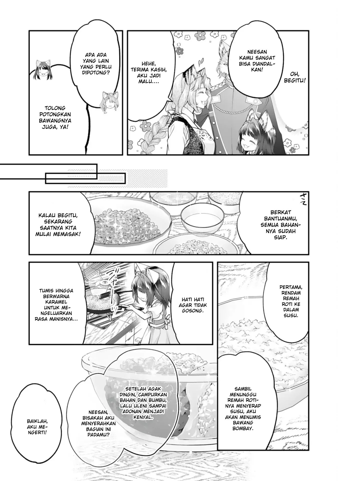 Baca Neko Neko Youjo no Aijou Gohan ~Isekai de Mofumofu-tachi ni Ryouri wo Tsukurimasu!~ - Chapter 8 halaman 16