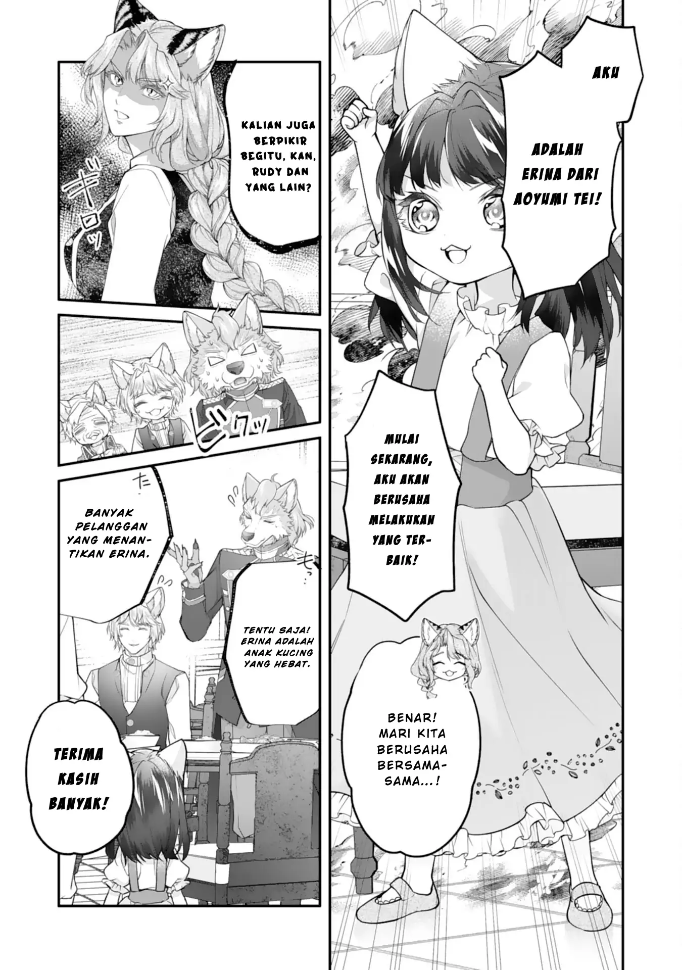 Baca Neko Neko Youjo no Aijou Gohan ~Isekai de Mofumofu-tachi ni Ryouri wo Tsukurimasu!~ - Chapter 9 halaman 16