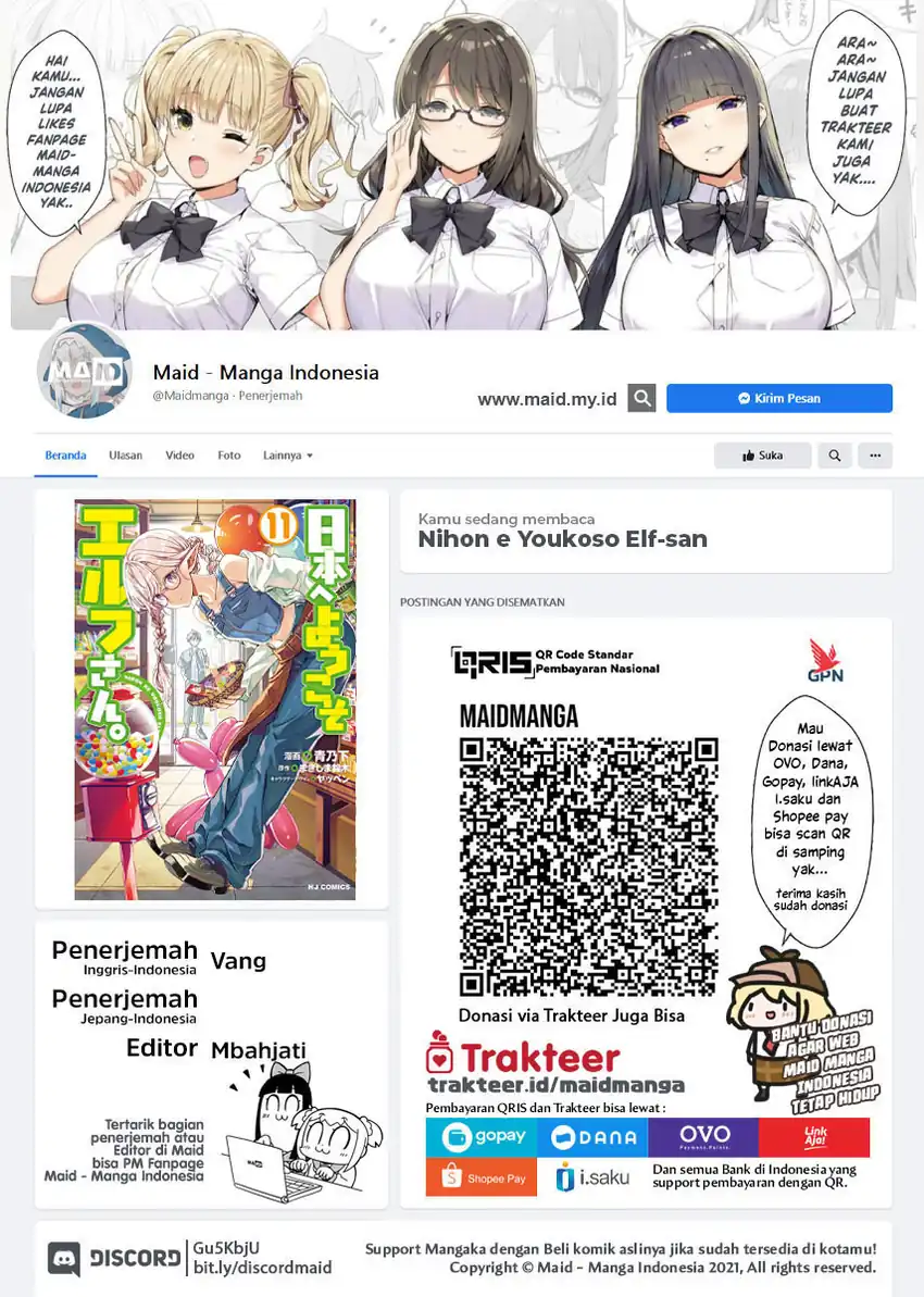 Baca Nihon e Youkoso Elf-san - Chapter 65 halaman 2