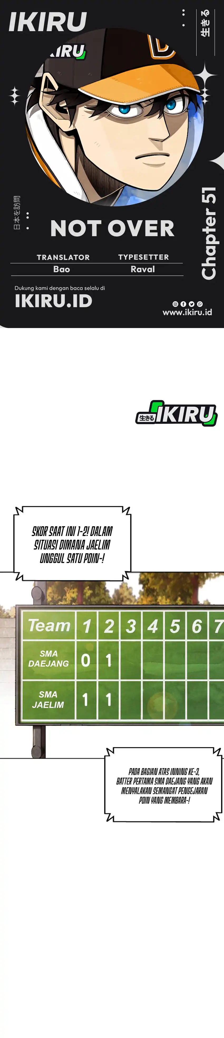 Baca Not Over Chapter 51 - Halaman 1 Baca Not Over - Chapter 51 halaman 1