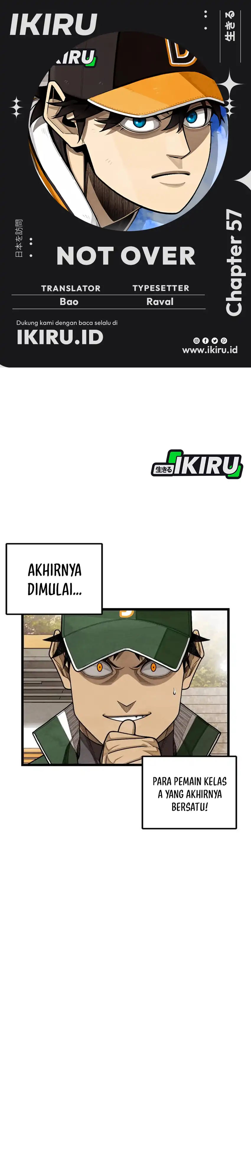 Baca Not Over - Chapter 57 halaman 1