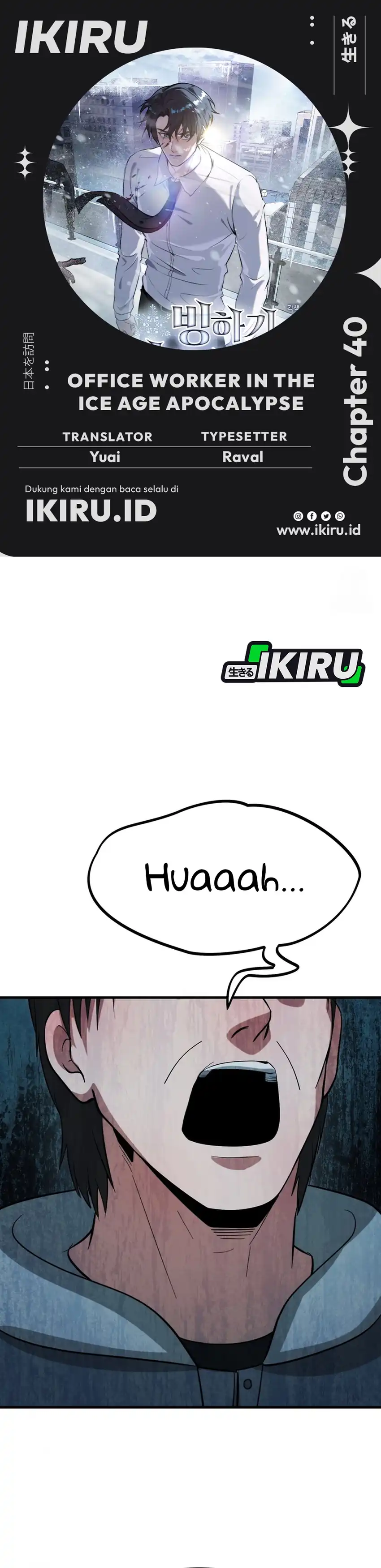 Baca Office Worker in the Ice Age Apocalypse - Chapter 40 halaman 1