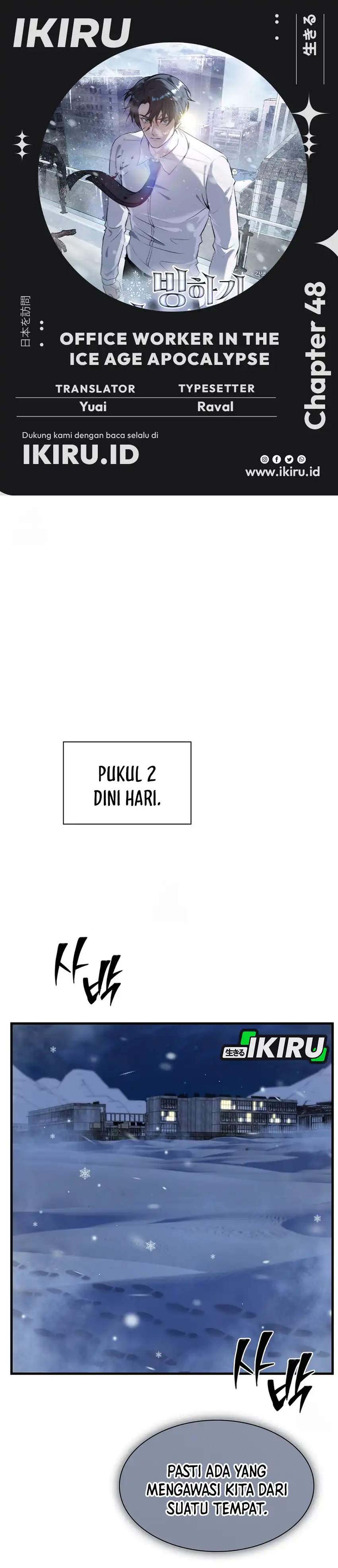 Baca Office Worker in the Ice Age Apocalypse - Chapter 48 halaman 1