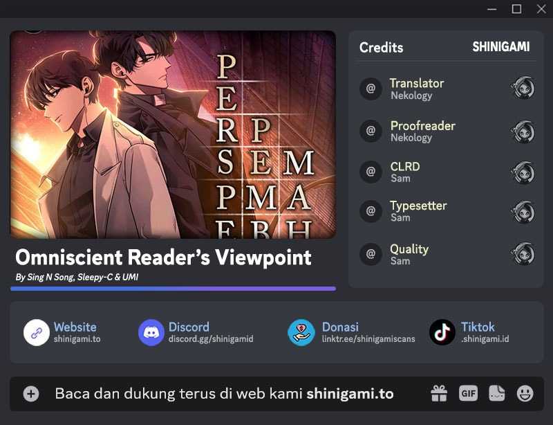 Baca Omniscient Reader's Viewpoint - Chapter 291 halaman 1