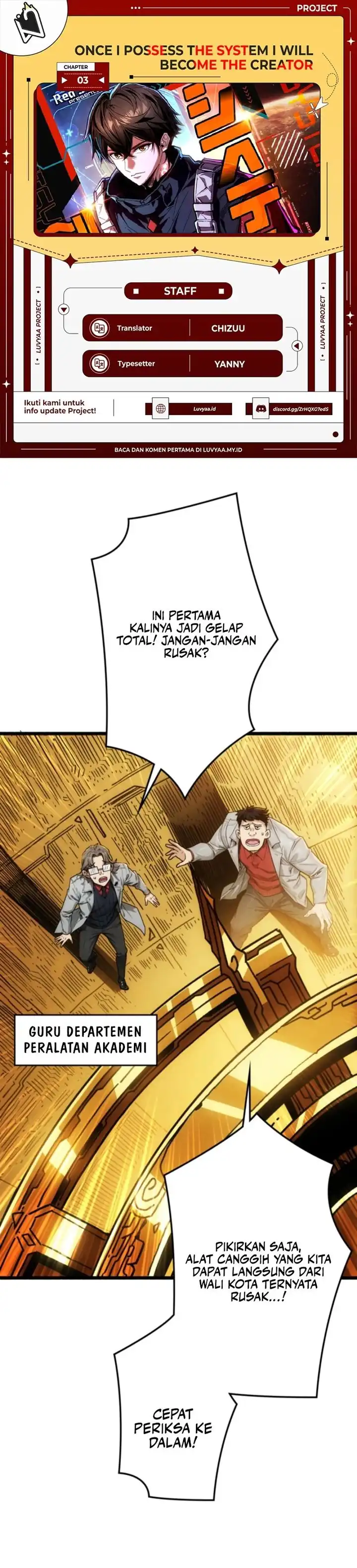 Komik Once I Possess The System I Will Become The Creator Chapter 03 Bahasa Indonesia page 2