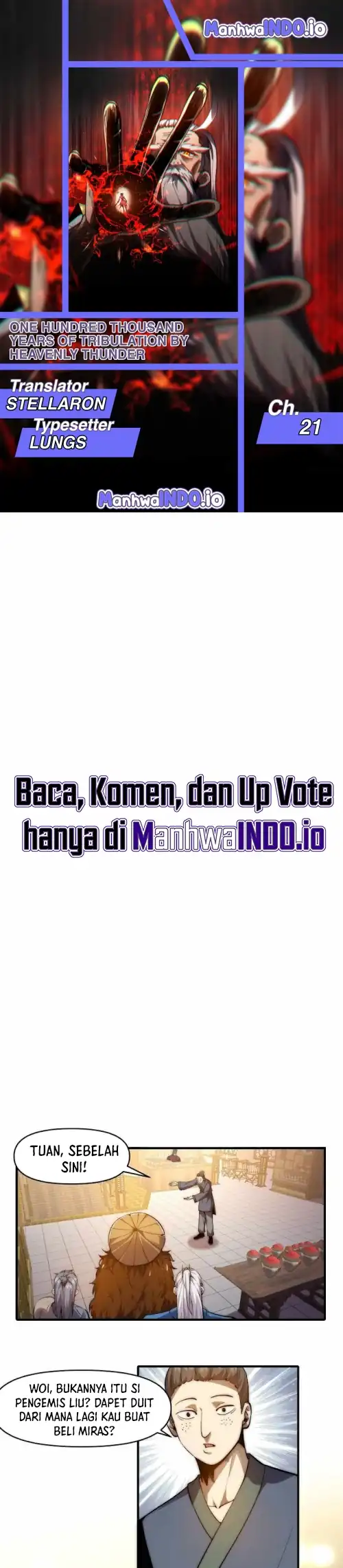 Baca One Hundred Thousand Years of Tribulation by Heavenly Thunder - Chapter 21 halaman 1