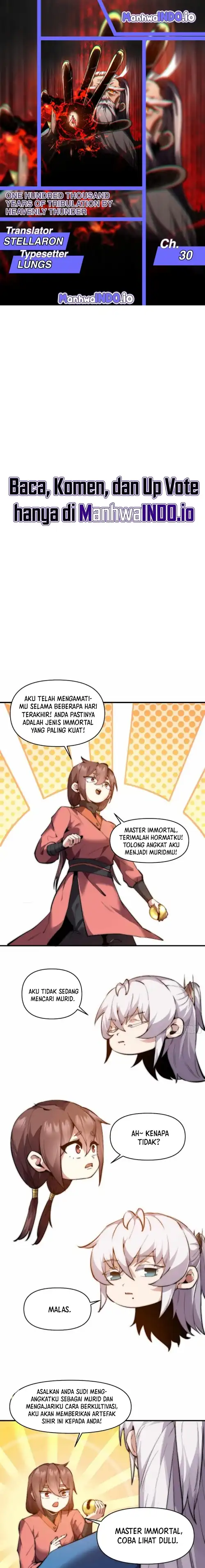 Baca One Hundred Thousand Years of Tribulation by Heavenly Thunder - Chapter 30 halaman 1