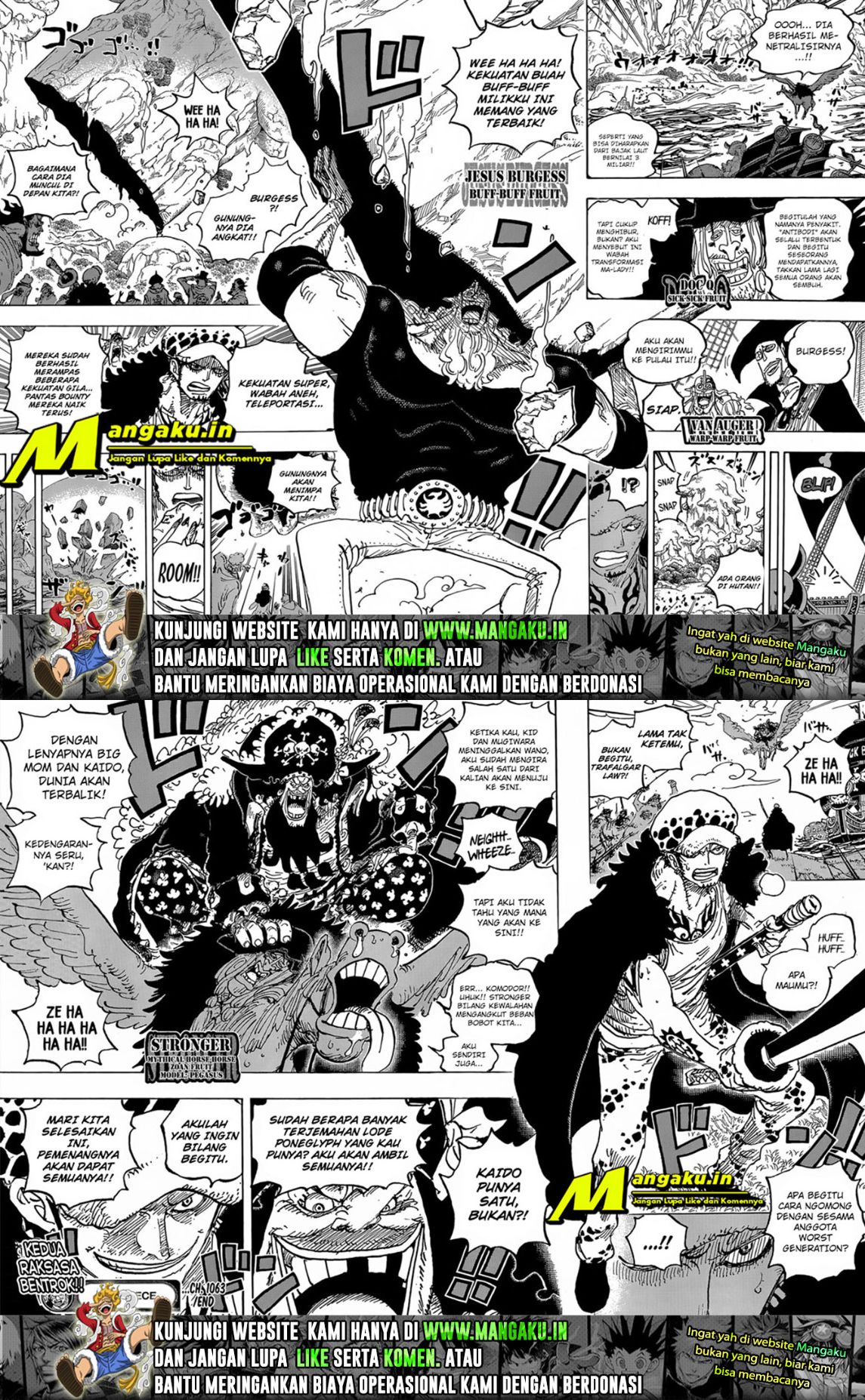 Baca Komik One Piece Chapter 1063 Hq Bahasa Indonesia 