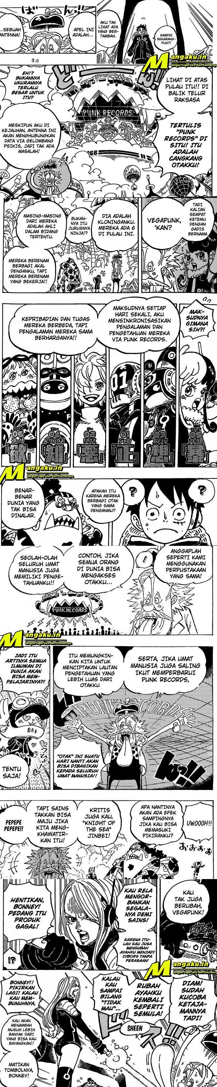 Baca Komik One Piece Chapter 1067 HQ Bahasa Indonesia - Mangaku.io