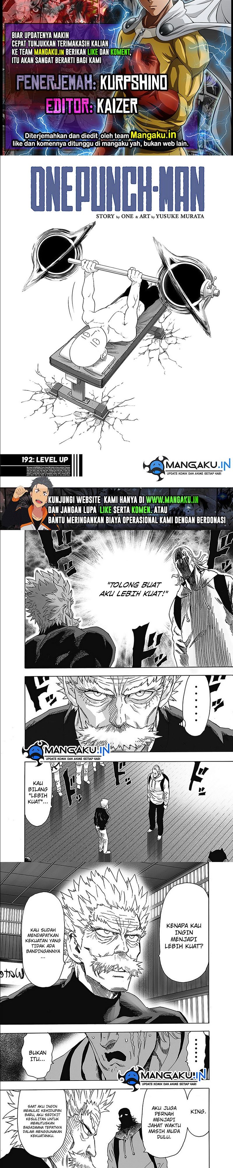 Baca One Punch-Man - Chapter 192 halaman 1