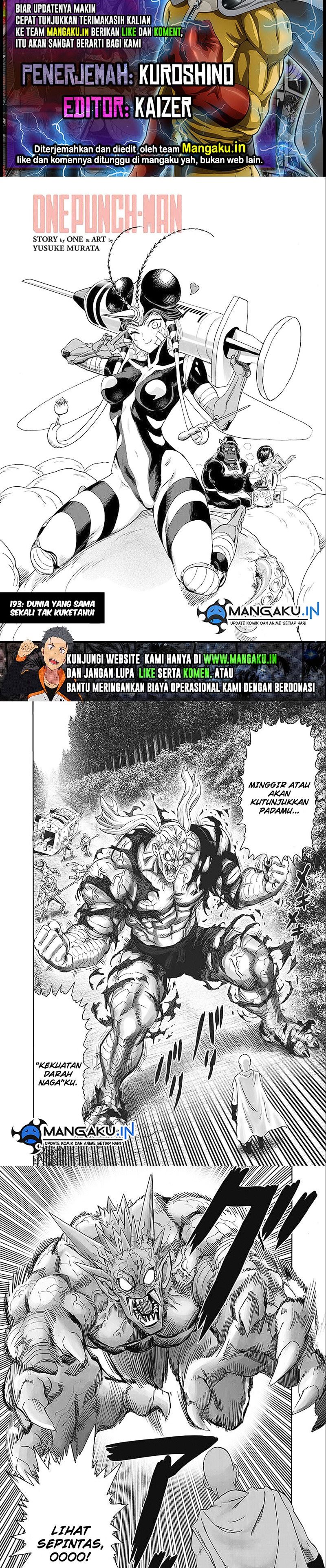 Baca One Punch-Man - Chapter 193 halaman 1