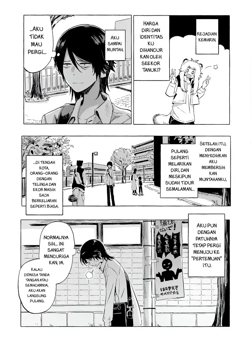 Baca Ore no Kasu Mitaina Jinsei wa Zenbu Tanuki no sei - Chapter 2.1 halaman 3