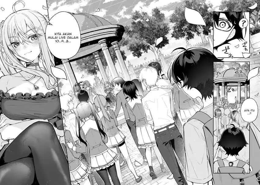 Baca Ore wa Gakuen Zunou Battle no Ensyutsuka!: Jishou Mob ga Kage kara Egaku Saikyou Shujinkou Musou Scenario - Chapter 01 halaman 33