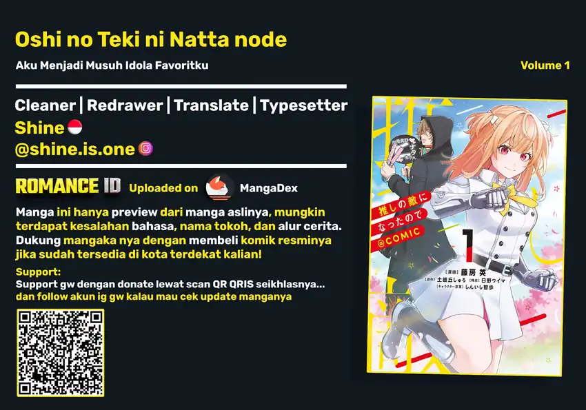 Baca Oshi no Teki ni Natta node - Chapter 08 halaman 1