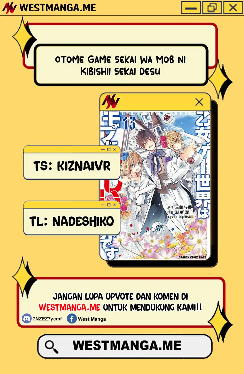 Baca Otome Game Sekai wa Mob ni Kibishii Sekai Desu - Chapter 73 halaman 1